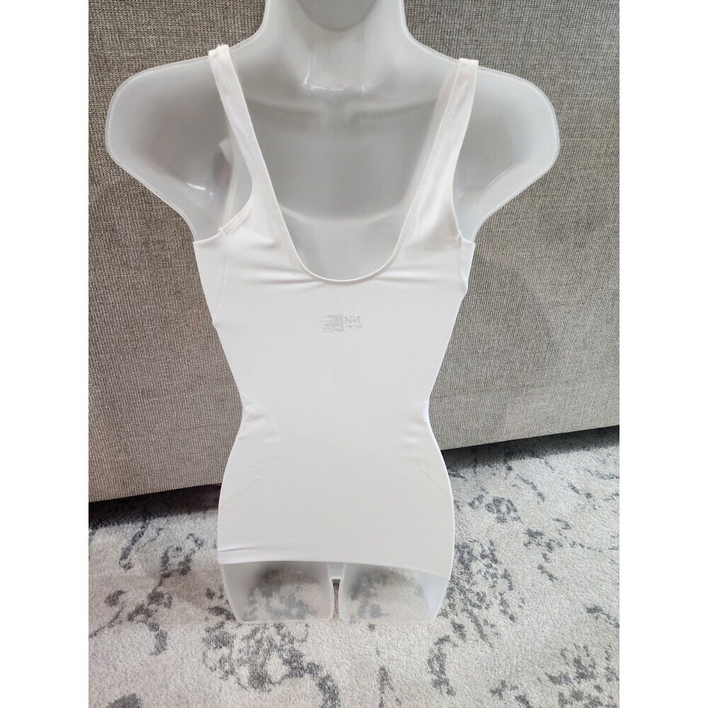 Naomi & Nicole Waist Shaping Tank 7503 White Small Firm Compression Slimming - Picture 5 of 11
